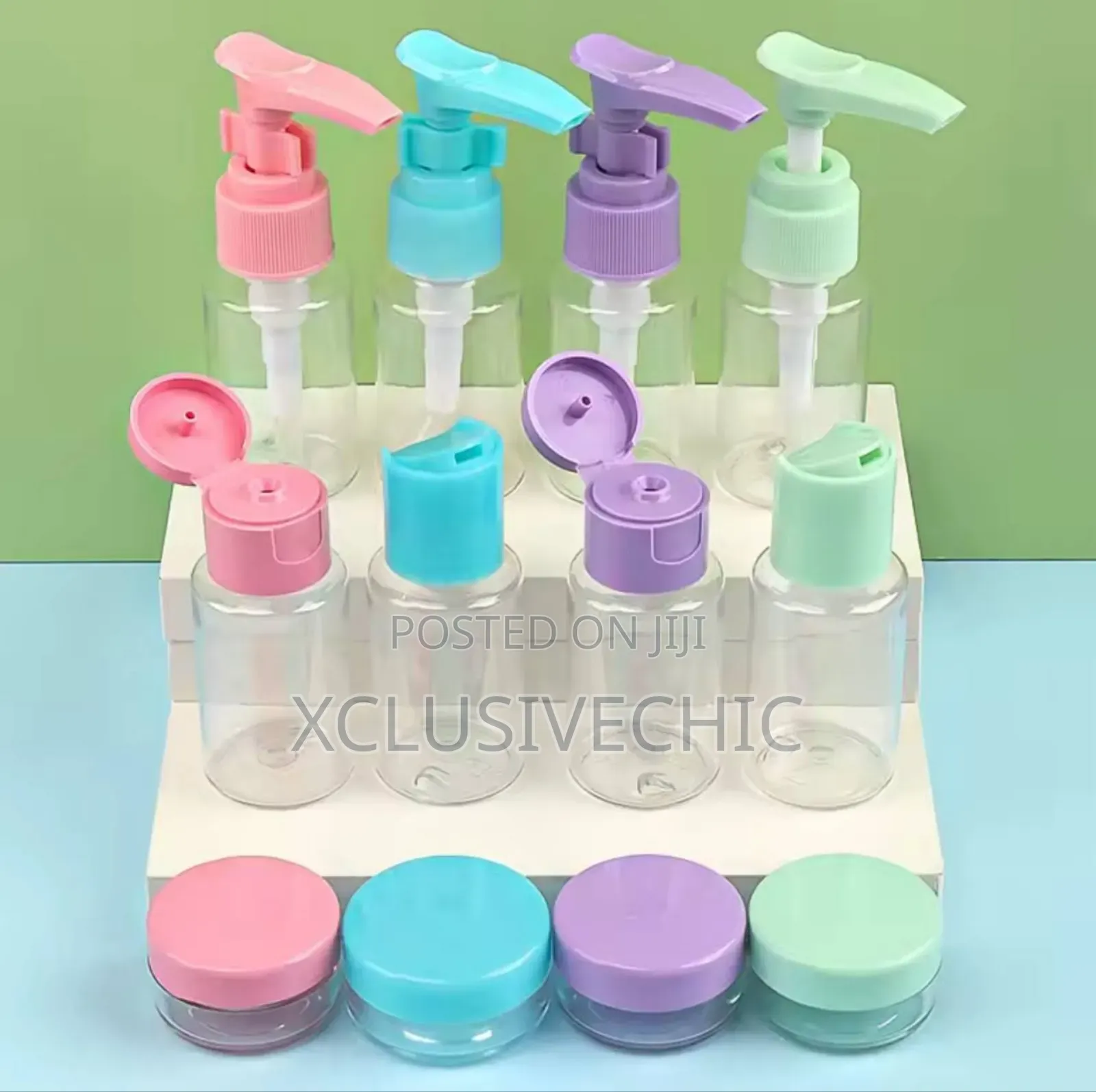 7pcs Travel Bottle Bag Wash Set