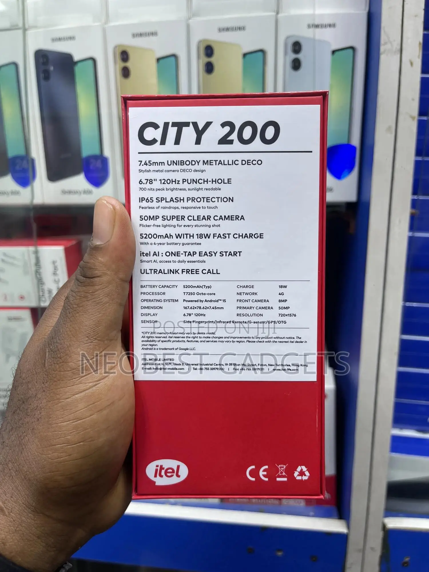 New Itel City 200 128 GB
