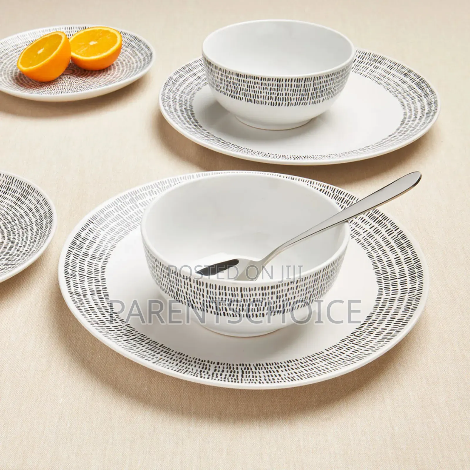 Sabichi 12pc Mali Wax Resist Dinner Set