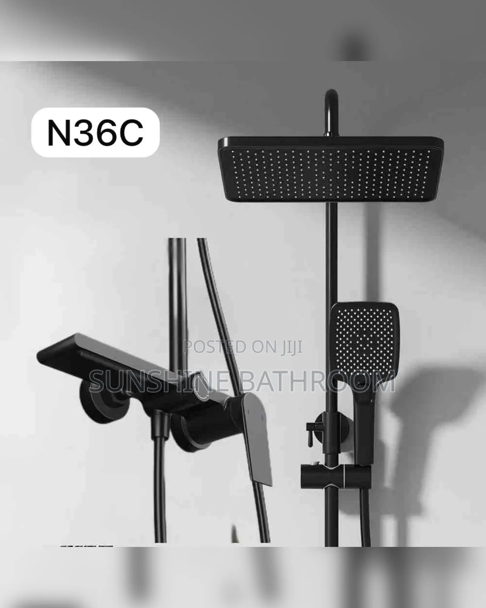 Quality Standing Shower Sets Gray