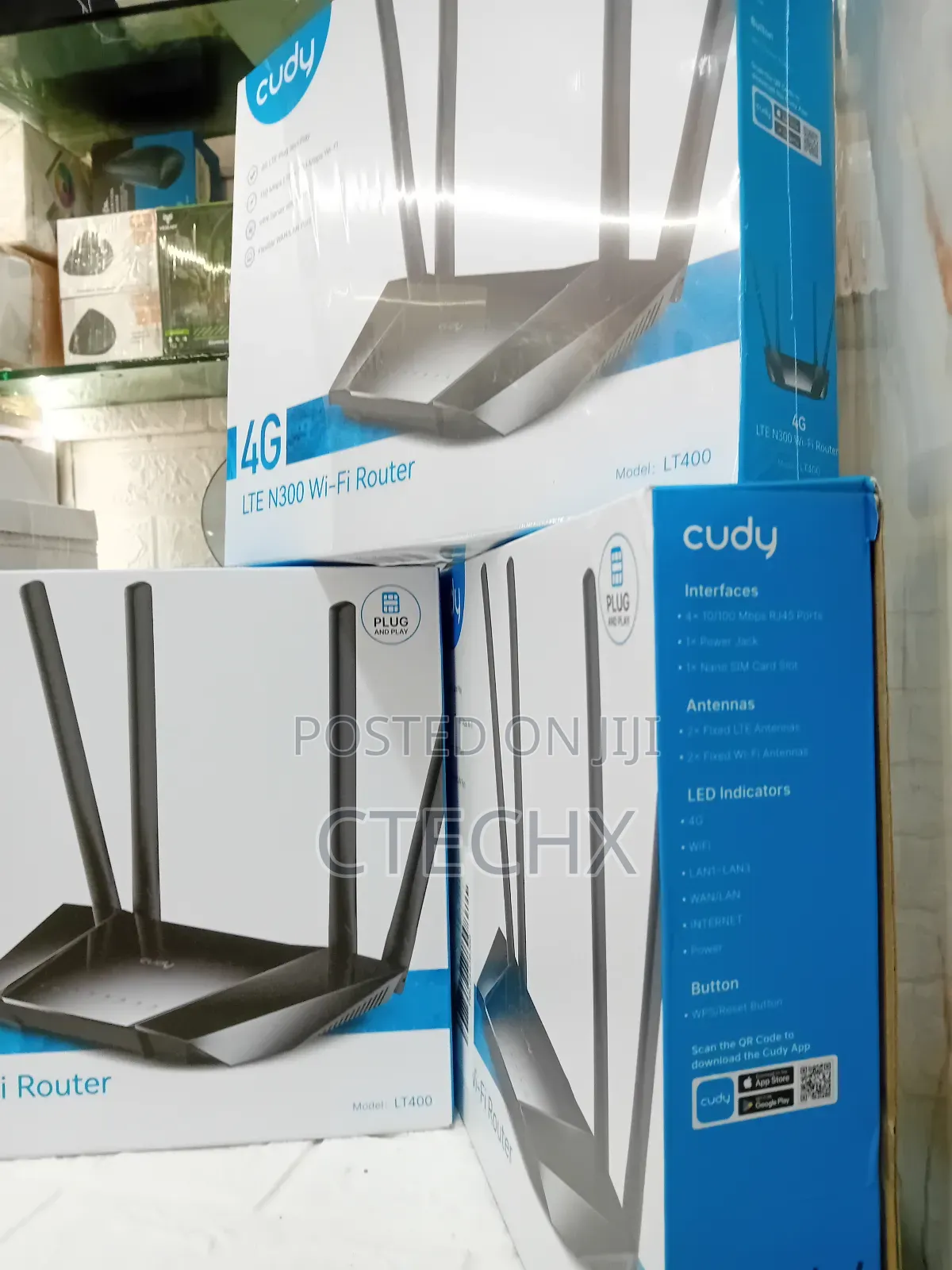 Cudy 4g Lte Router. Sim Card. FDD and Tdd, Ddns, PPTP/L2tp Vpn, Lt400