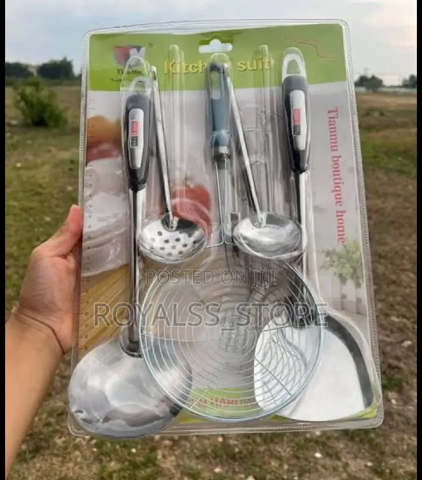 5pcs Stainless Steel Kitchen Utensil Set