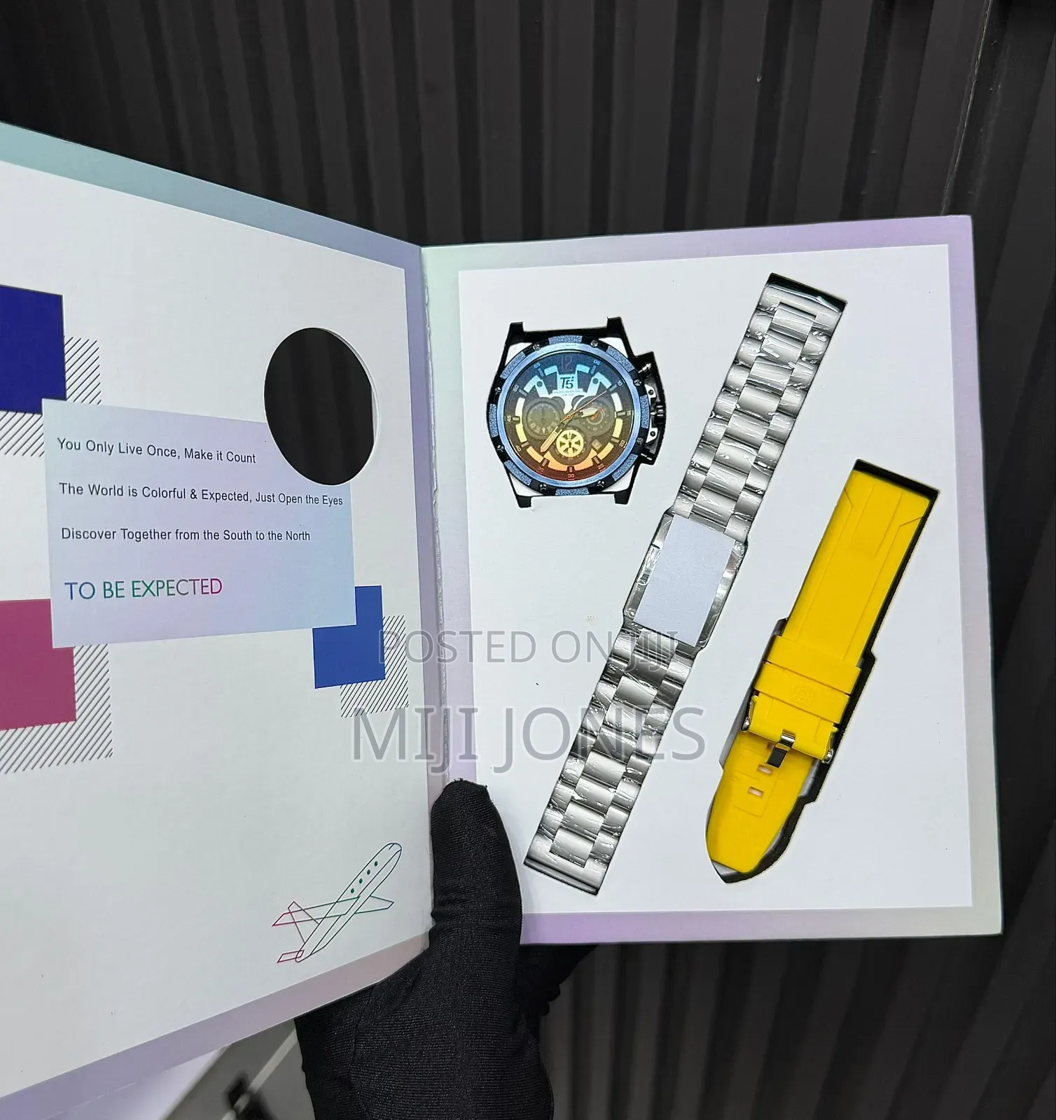 "T5 Ultimate Watch Package: 2 Straps, Box Bag"
