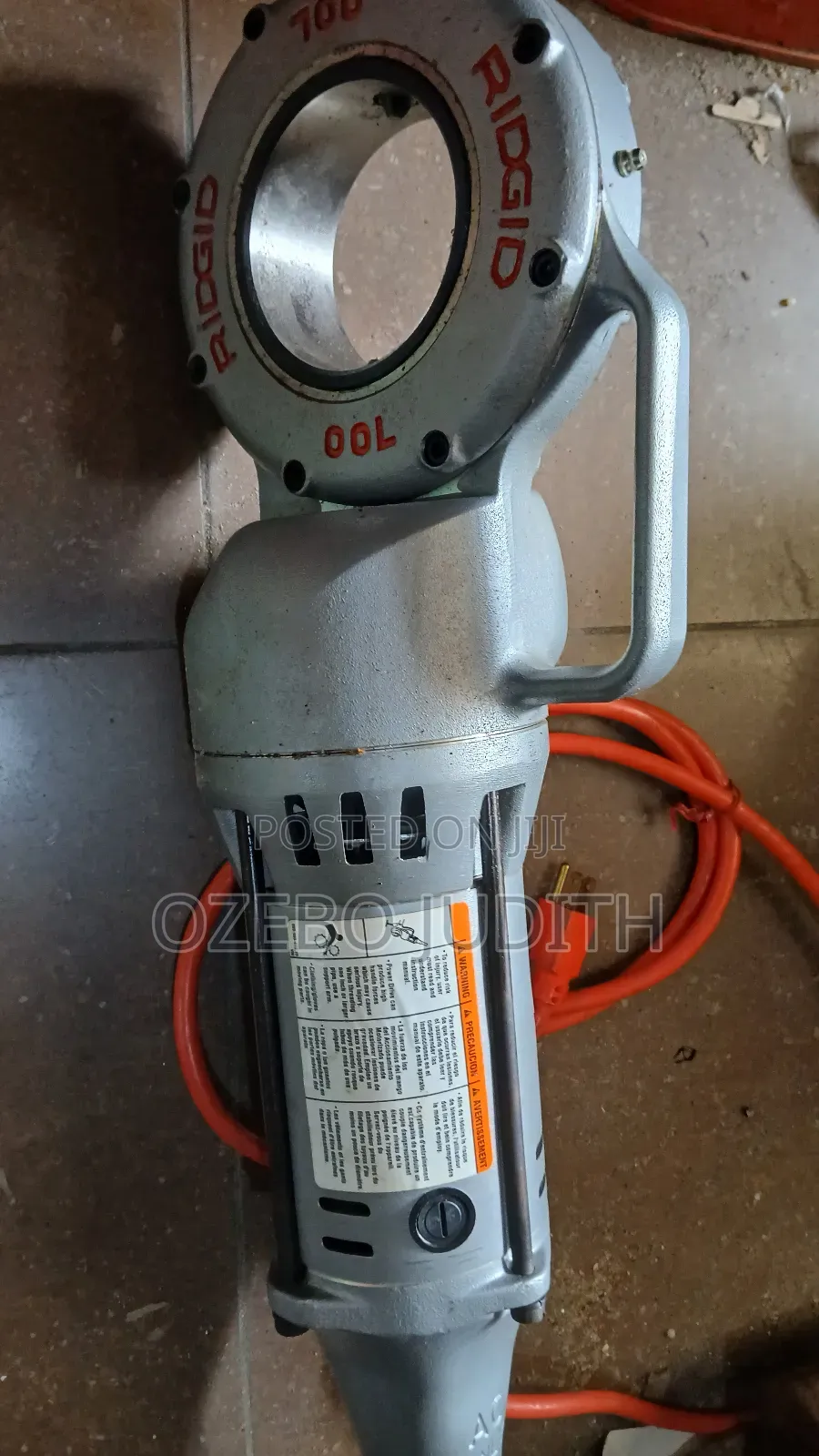 Electrical Pipe Threading Machine Rigid