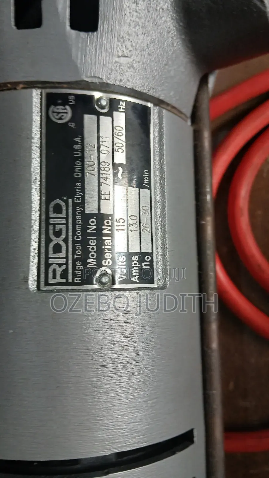 Electrical Pipe Threading Machine Rigid