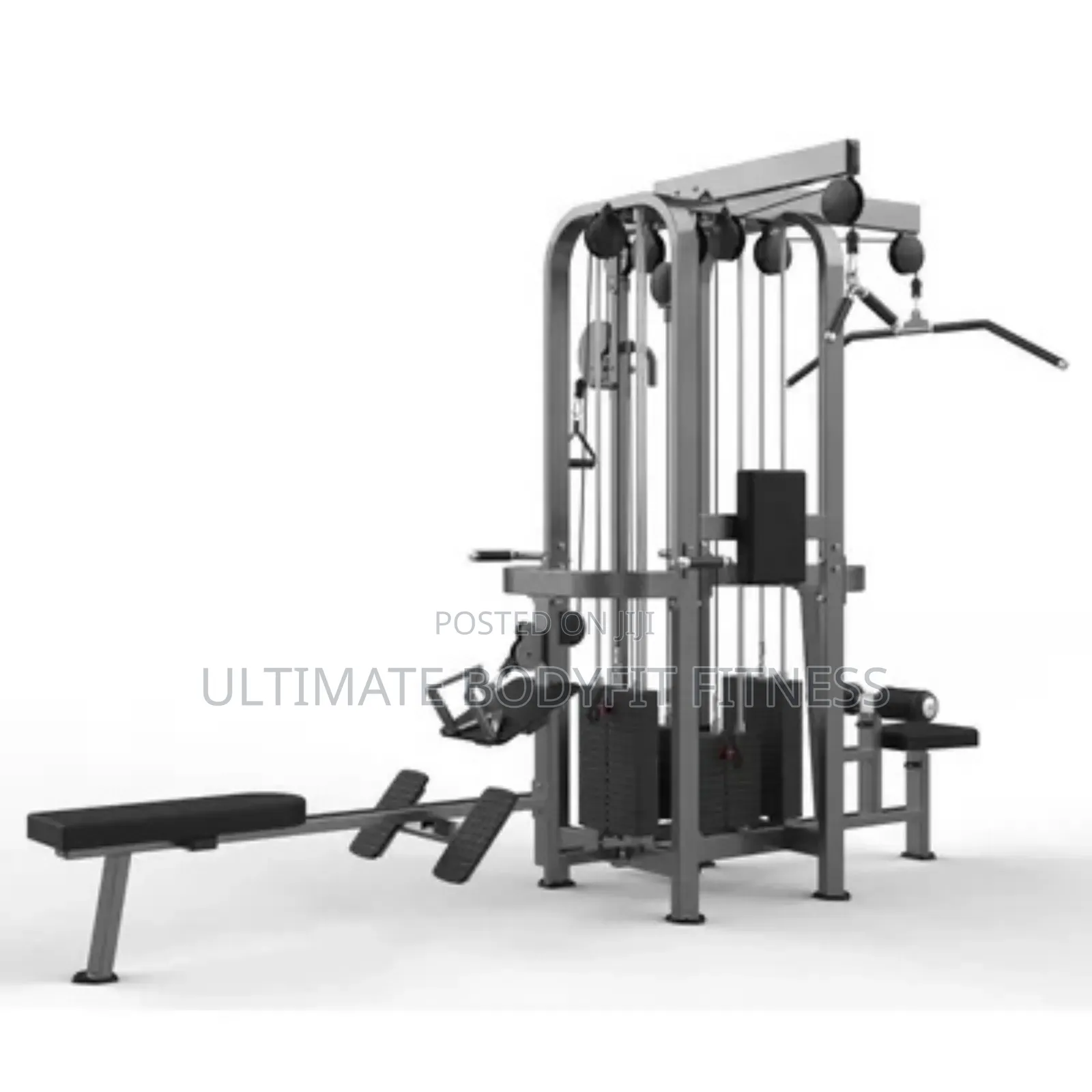 Brand New 4 Station Multi Gym With Push Up Pull Down Rower Machine