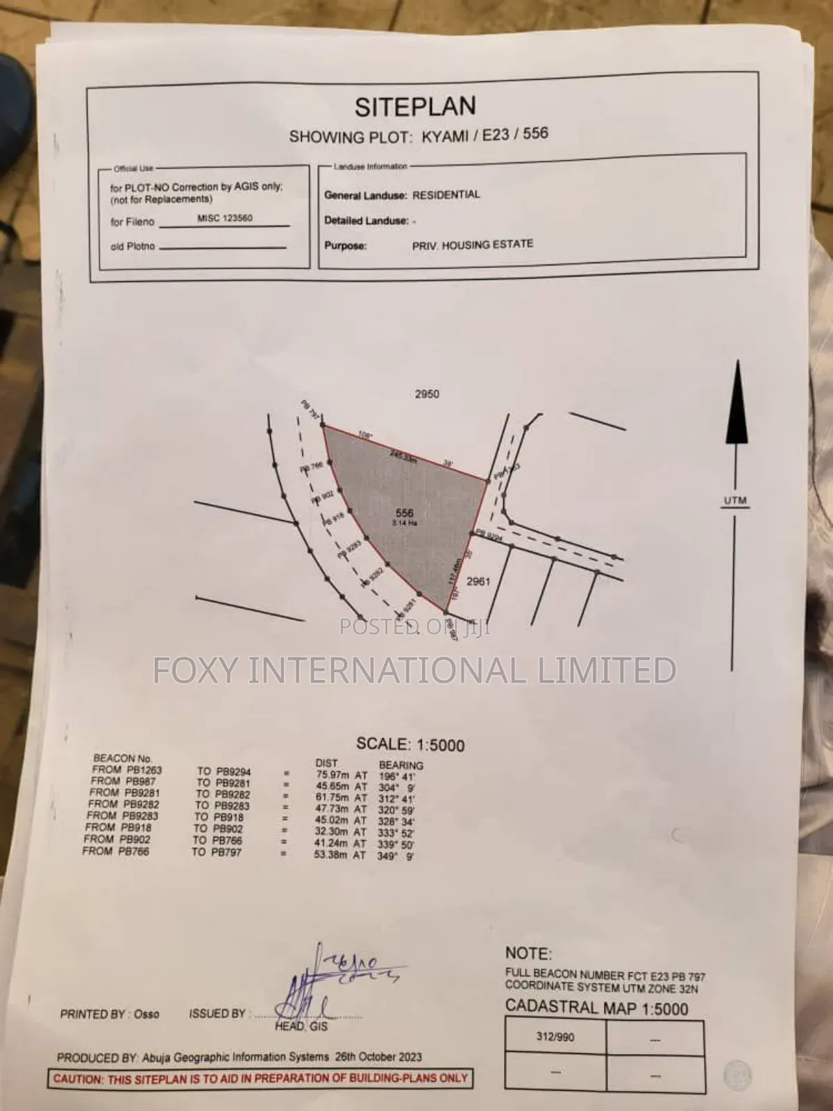 3.14 Hectares Estate Land for Sale at Kyami