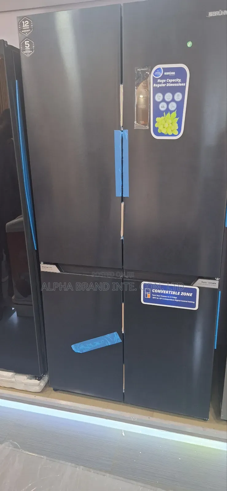 Bruhm 510 Side by Side Fridge