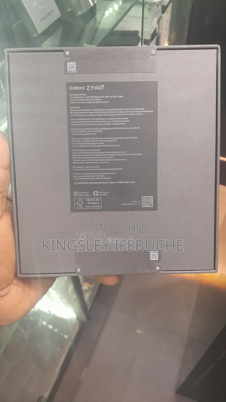 New Samsung Galaxy Z Fold7 512 GB Blue