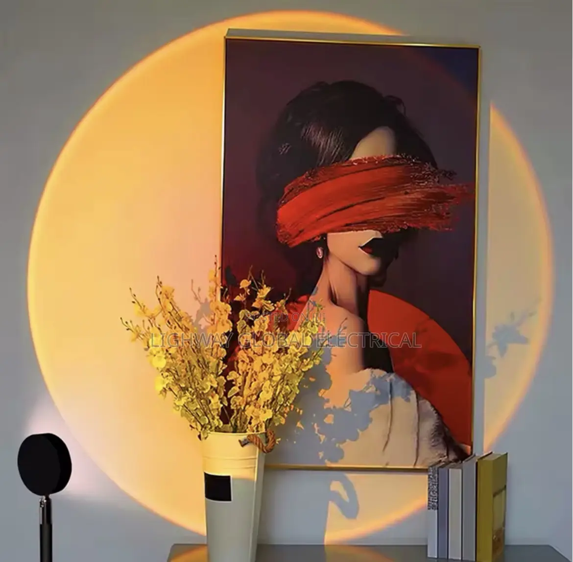 Led Usb Portable Mood Sunset Projector Home Decor Lamp