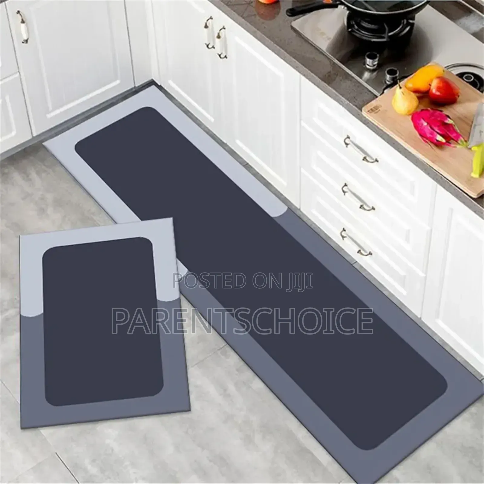 2 in 1 PCS Kitchen Mats, Waterproof Memory Foam Kitchen Rugs