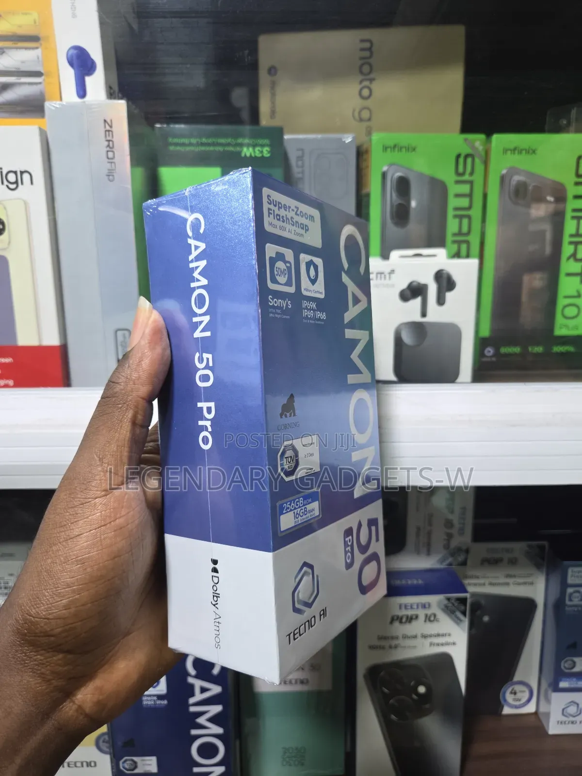 New Tecno Camon 50 Pro 256 GB Black