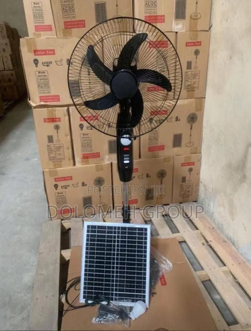 Solar Fan With Panel