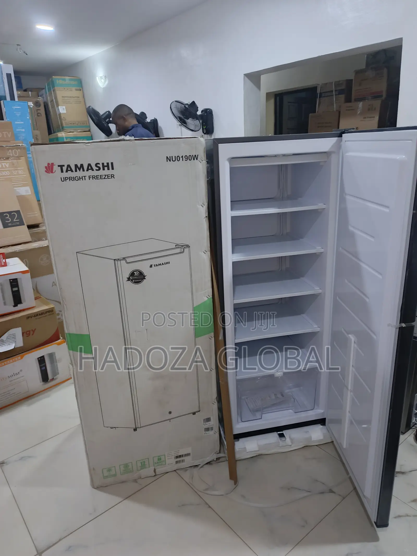 Compact Tamashi Upright Freezer – Space Saving