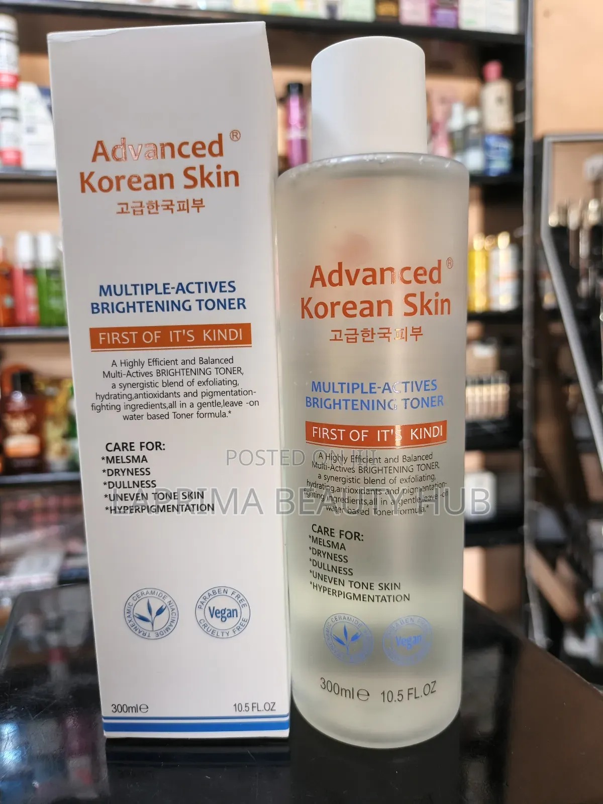 Advanced Korean Skin Multiple Actives Brightening Toner.