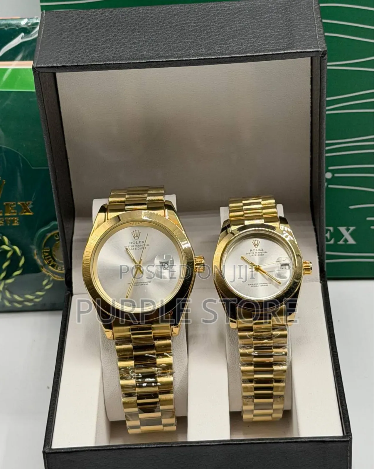 Rolex Couples Datejust Plain Dial Watches (Price Is for Both Watches)
