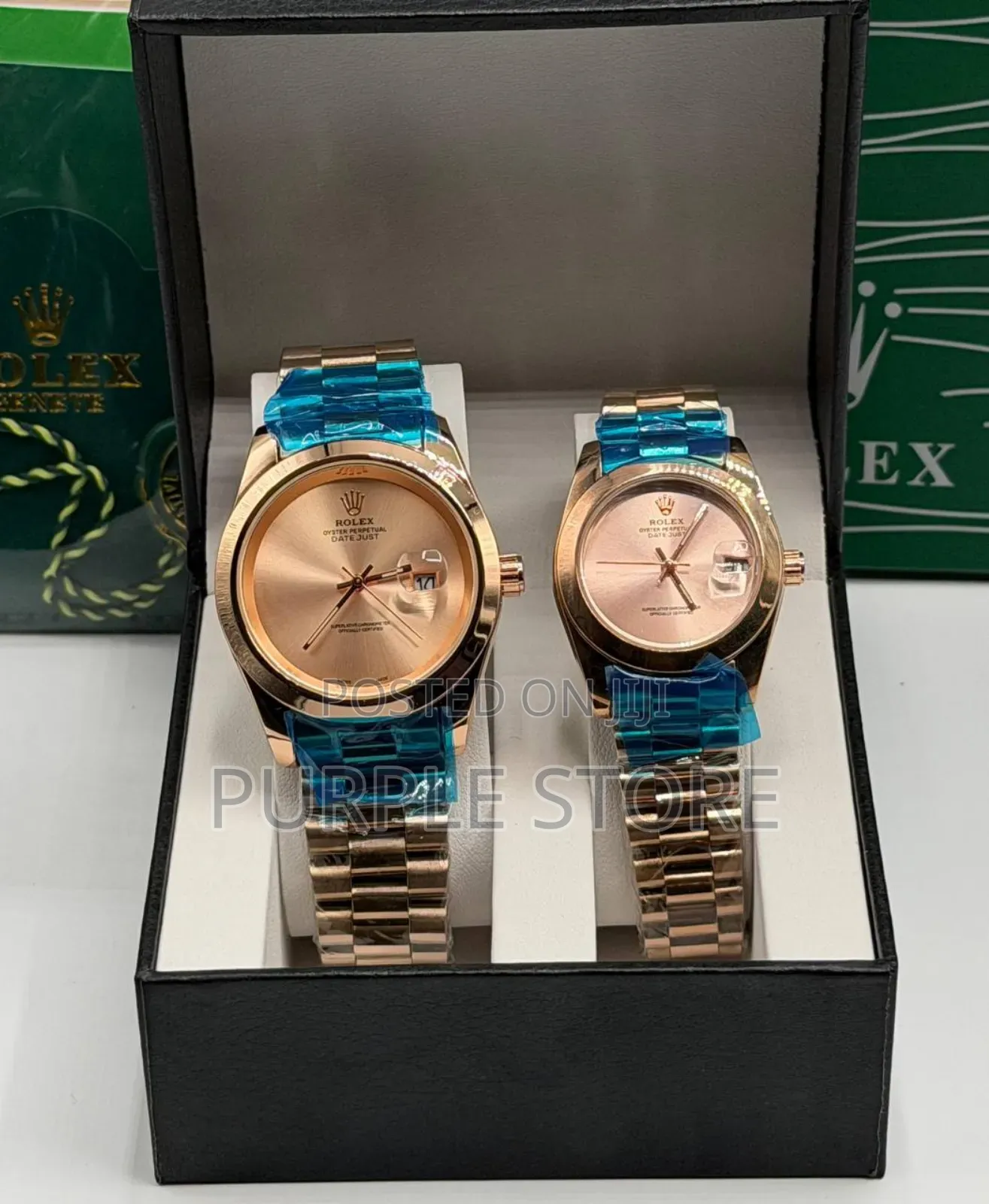 Rolex Couples Datejust Plain Dial Watches (Price Is for Both Watches)