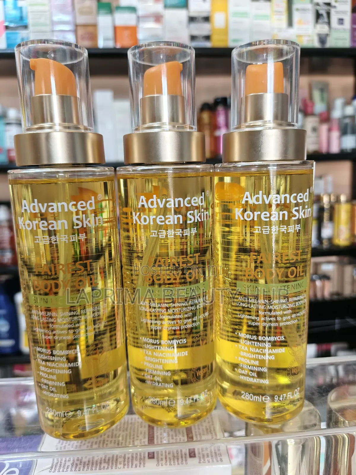 Advanced Korean Fairest Body Oil