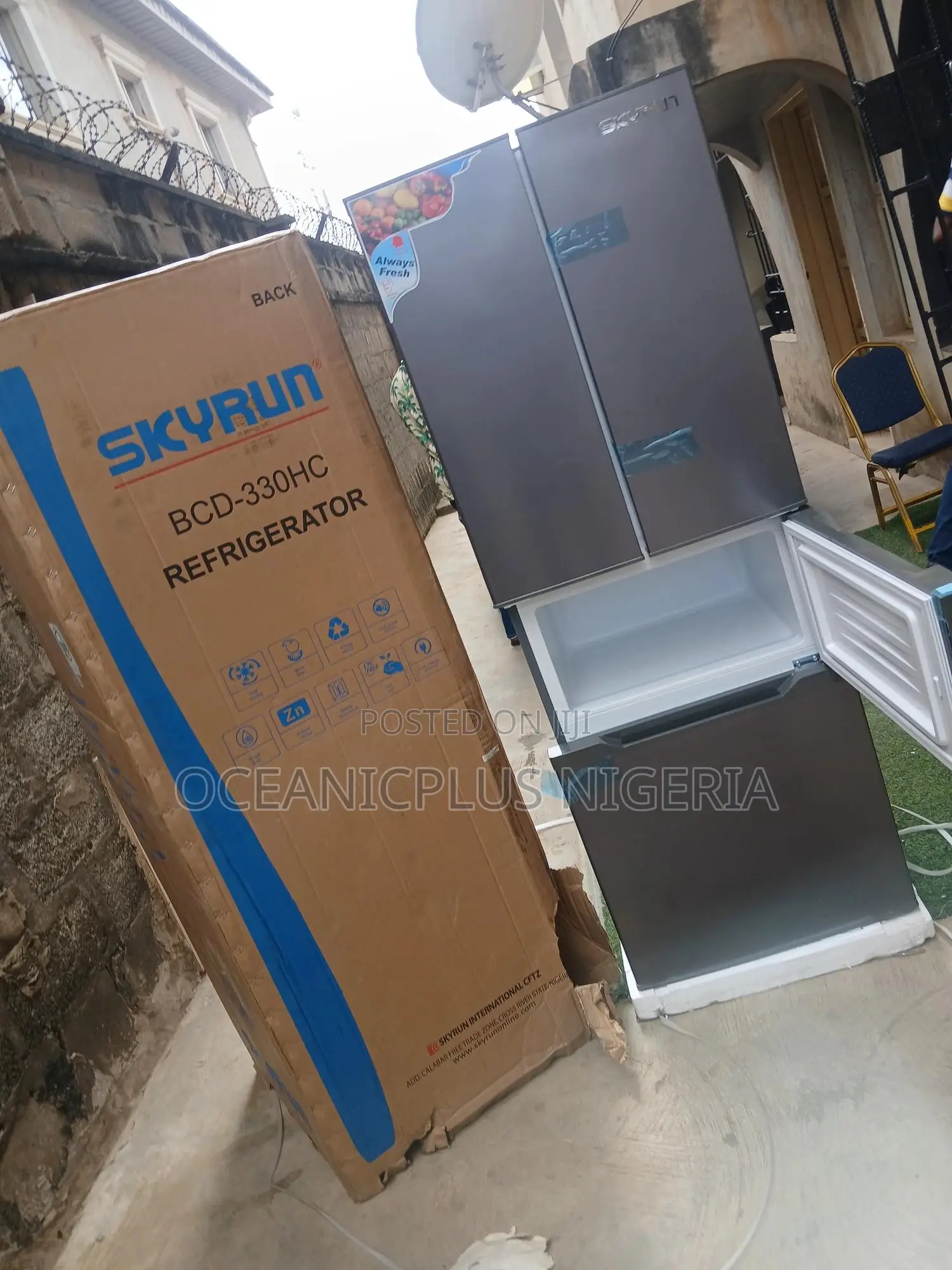 Skyrun 300l Multi Door Food Fridge
