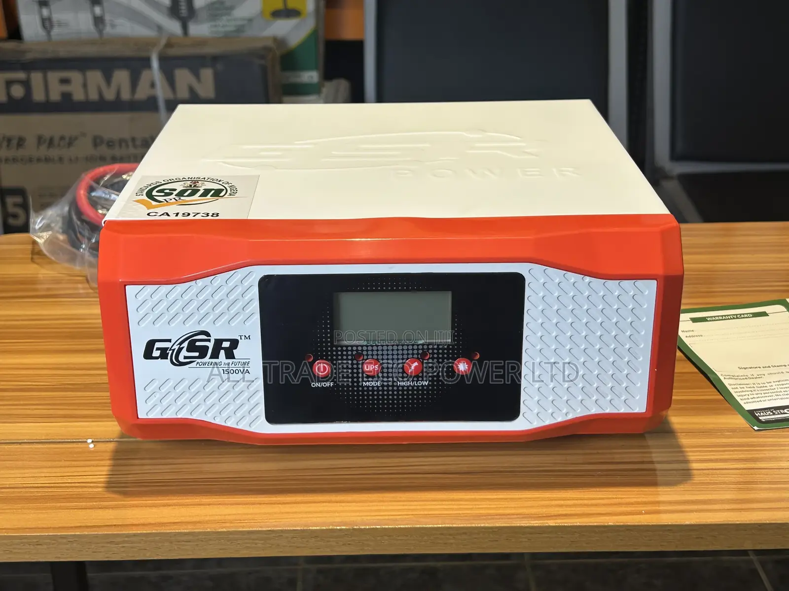 GSR 1.5kva Non Hybrid Inverter
