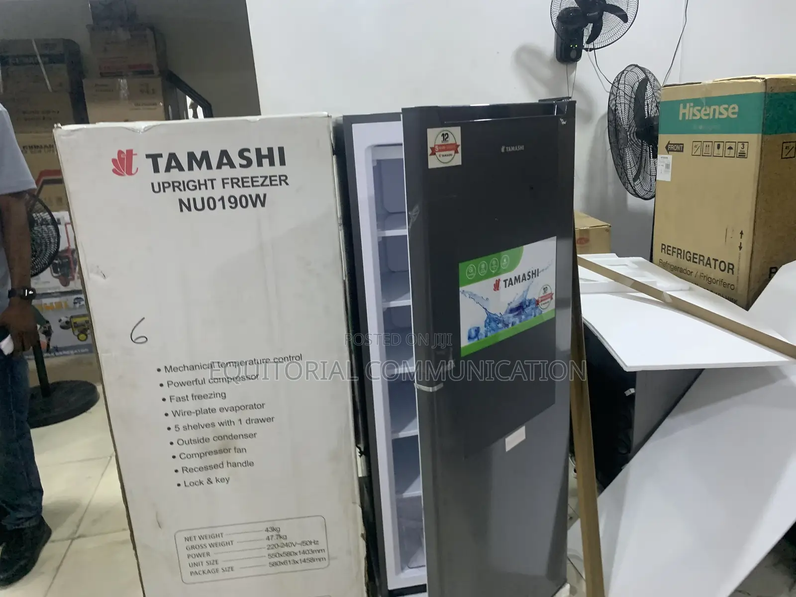Tamashi Nuo190w Upright Refrigerator – Smart Cooling Choice