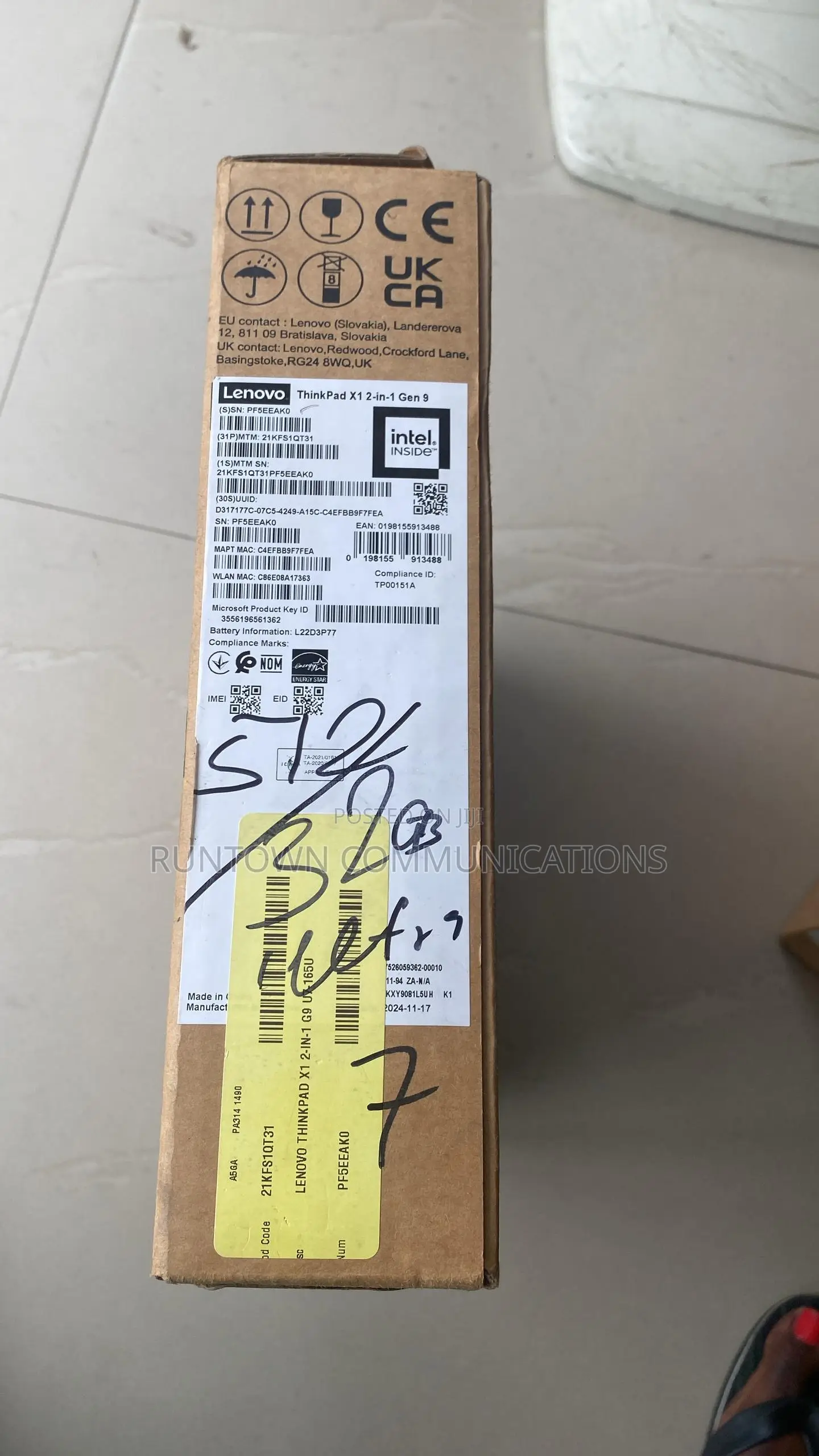 New Laptop Lenovo ThinkPad X1 32GB Intel Core Ultra 7 SSD 512GB