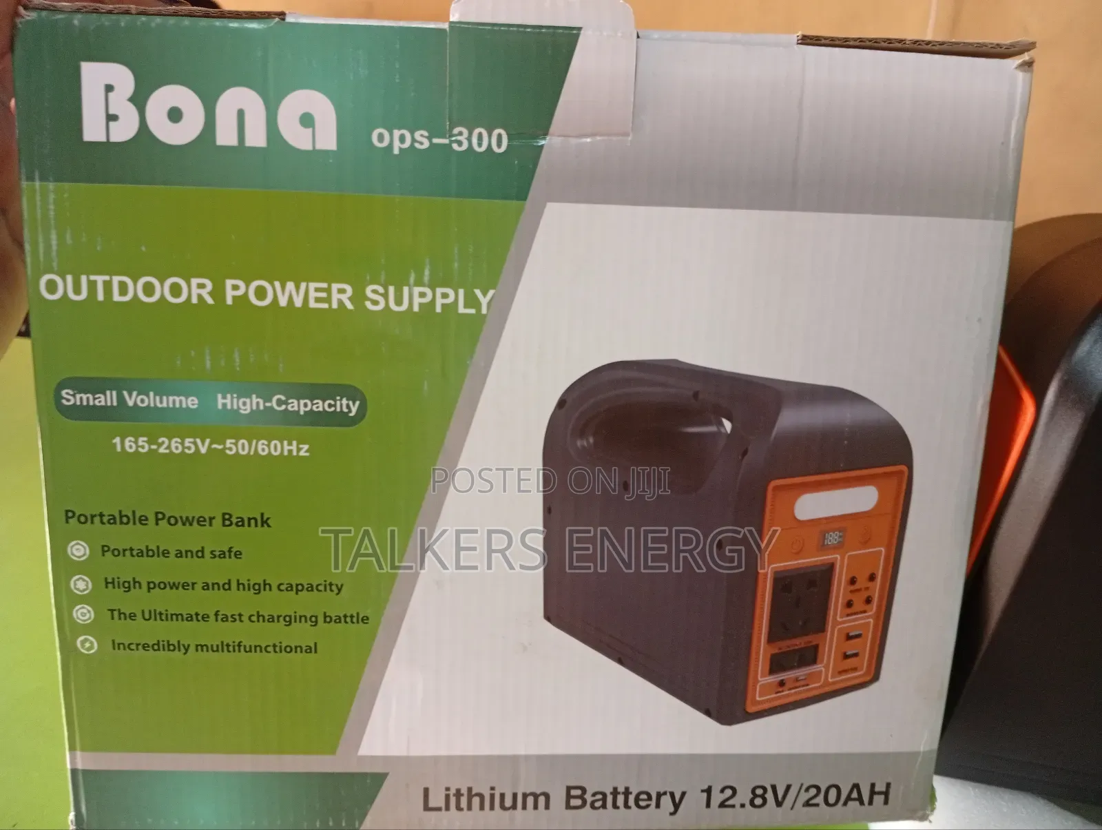 Portable Solar Powerbank - 300w Inverter 12v 20ah