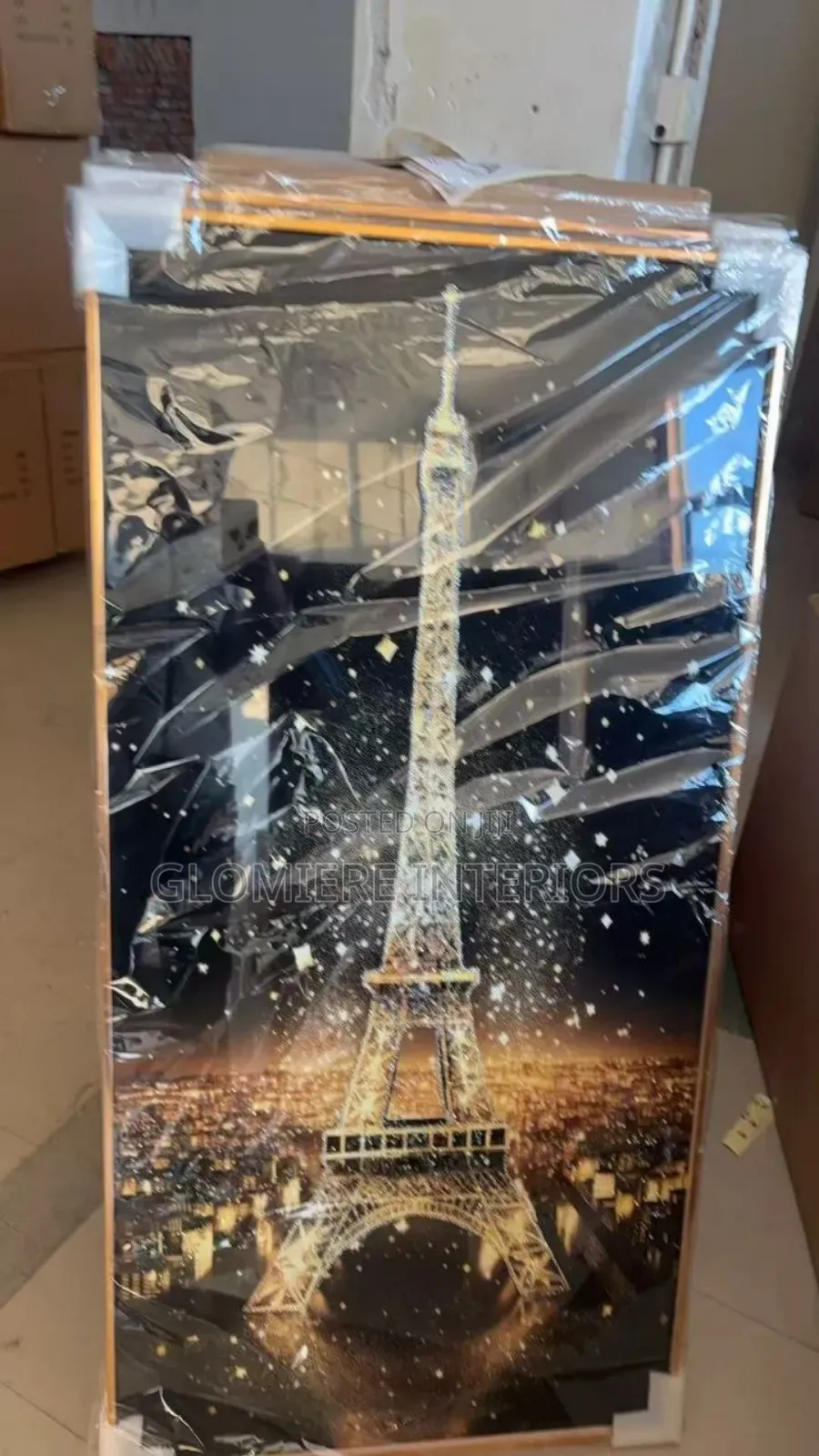 70by140 Acrylic Stoned Frame With Led Light