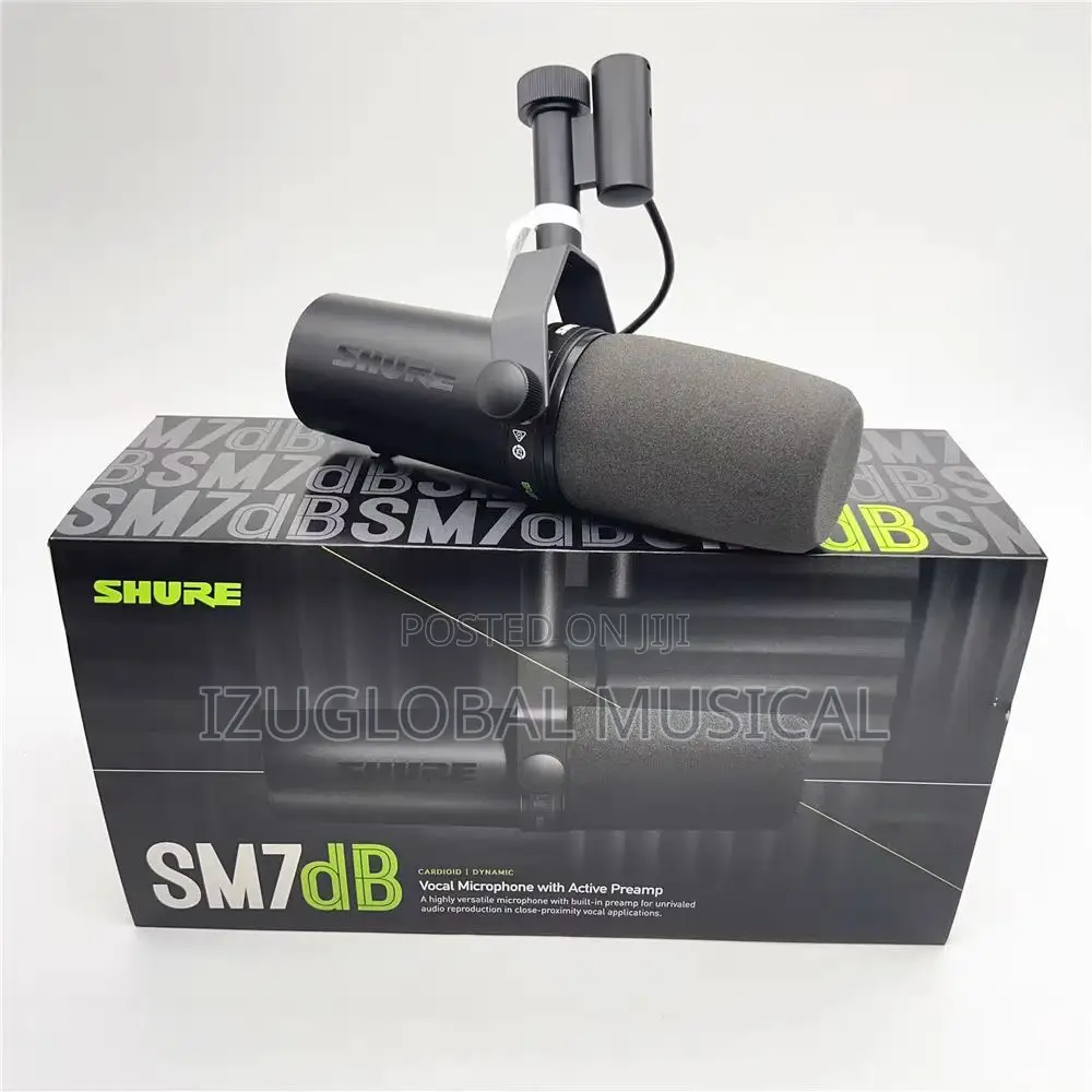 Shure Sm7db Dynamic Vocal Microphone and Broadcast Arm Kit