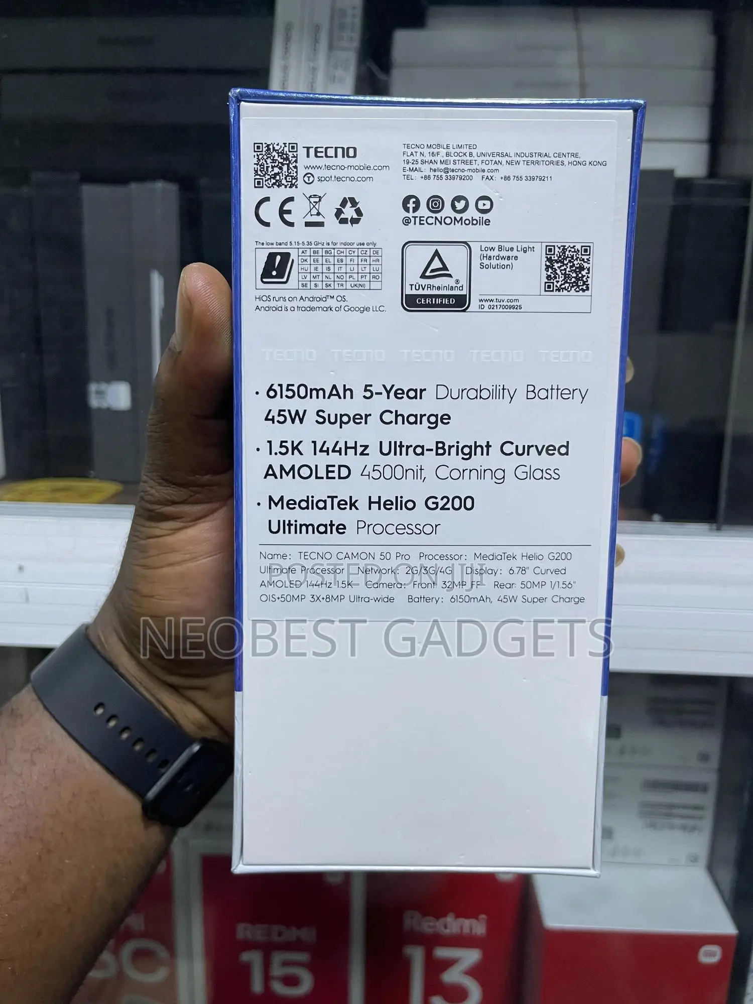 New Tecno Camon 50 Pro 256 GB