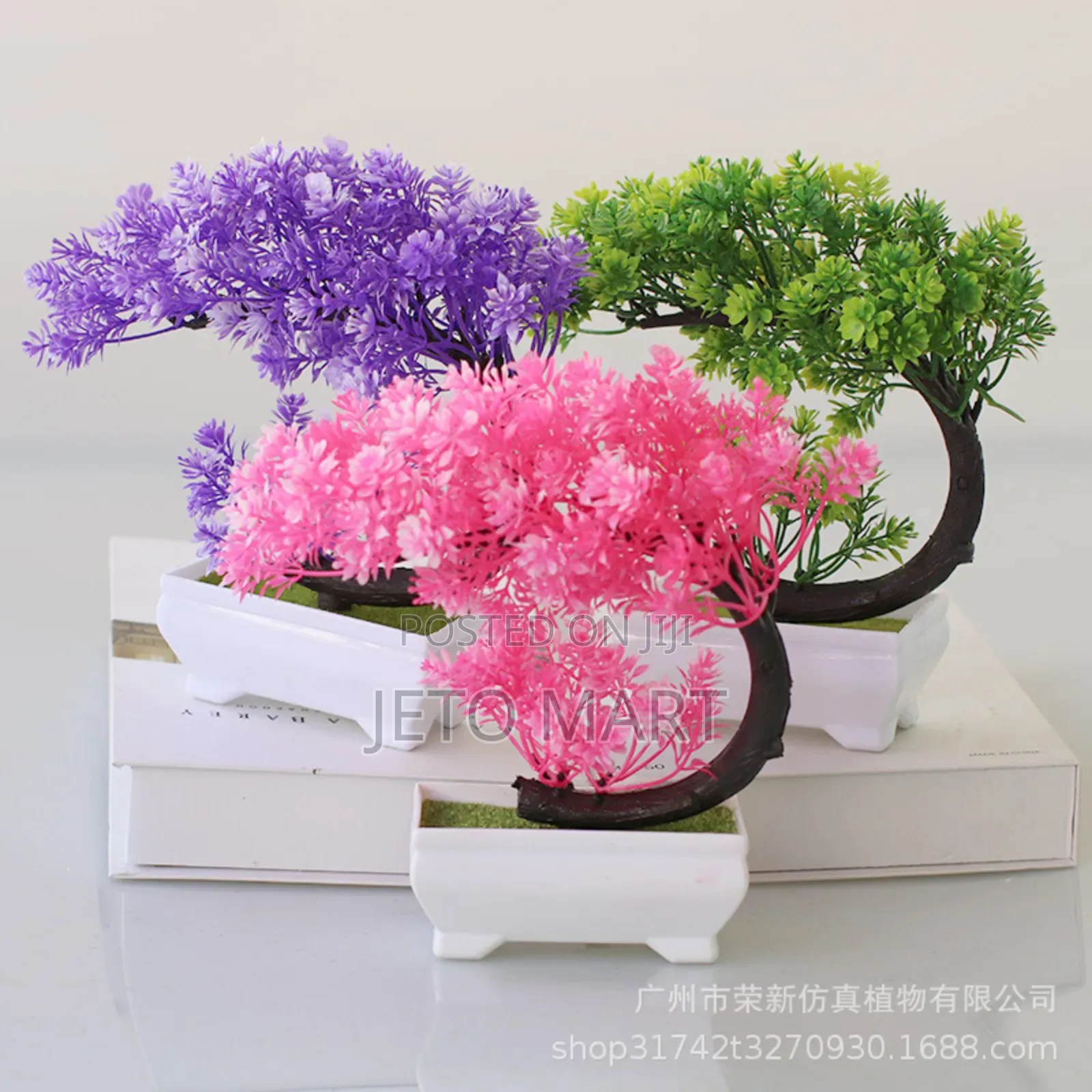 Mini Artificial Flower Home Office Shop Table Decoration-3units