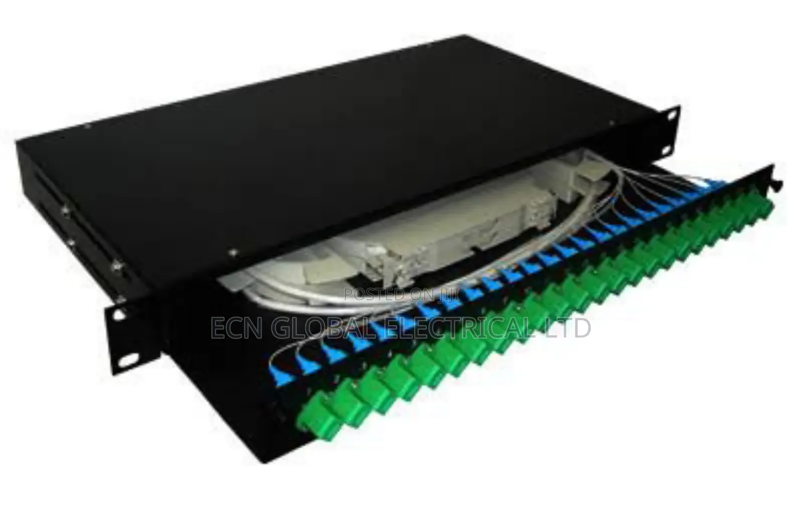 24 Port Fiber Patch Panel – 19” Rack Mount Fiber Distribution Panel