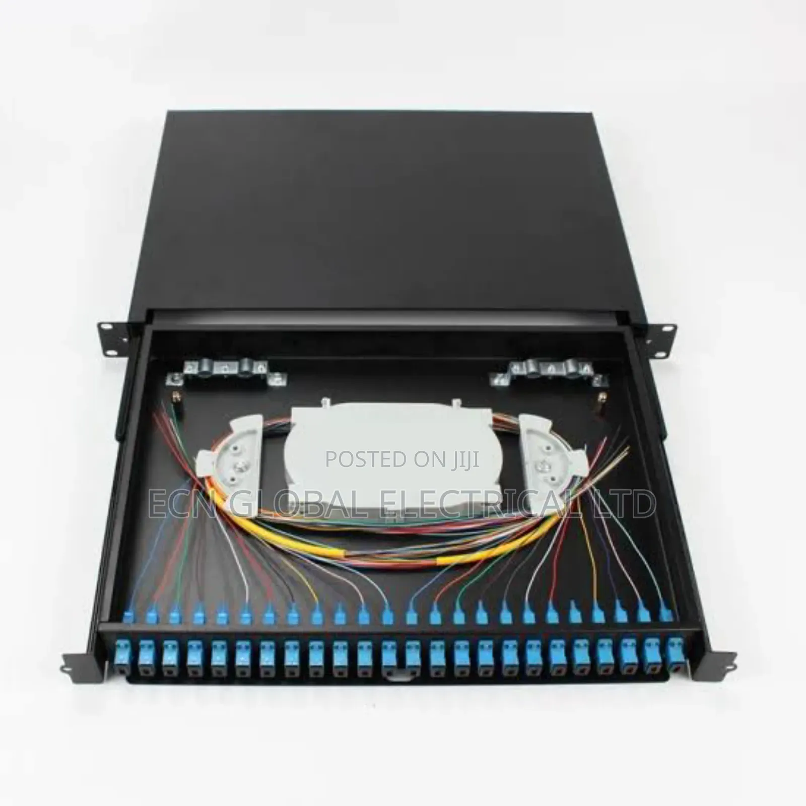 24 Port Fiber Patch Panel – 19” Rack Mount Fiber Distribution Panel