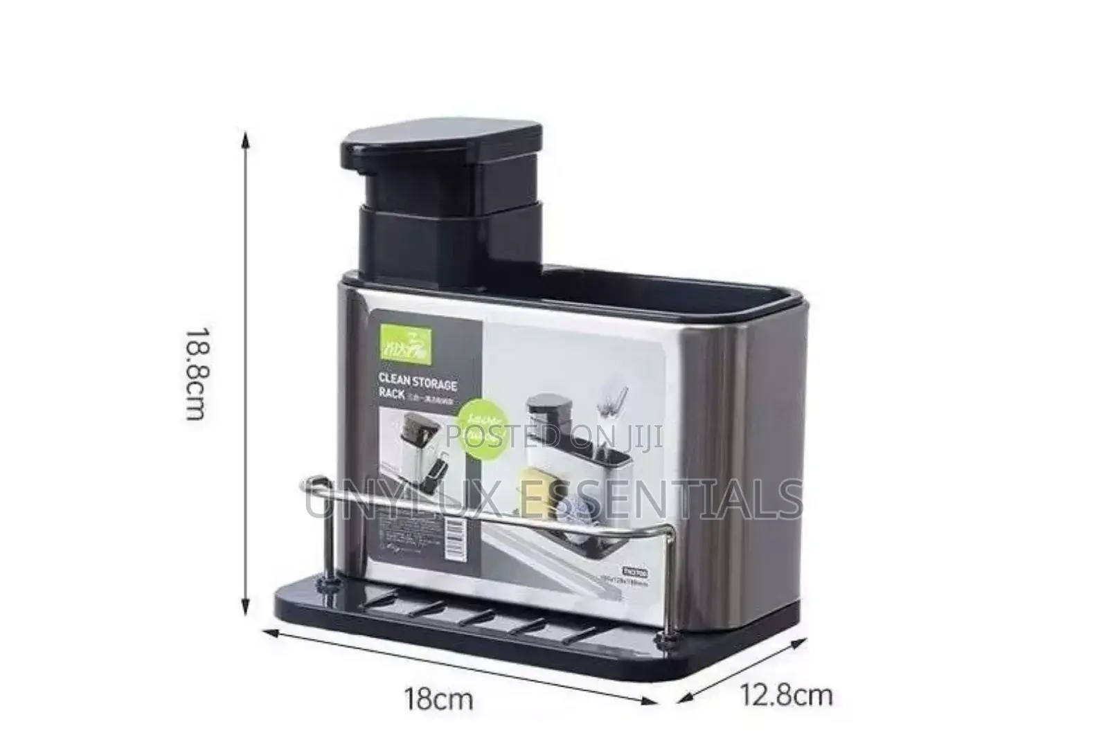 Multi-Purpose Soap Dispenser and Cutlery Rack
