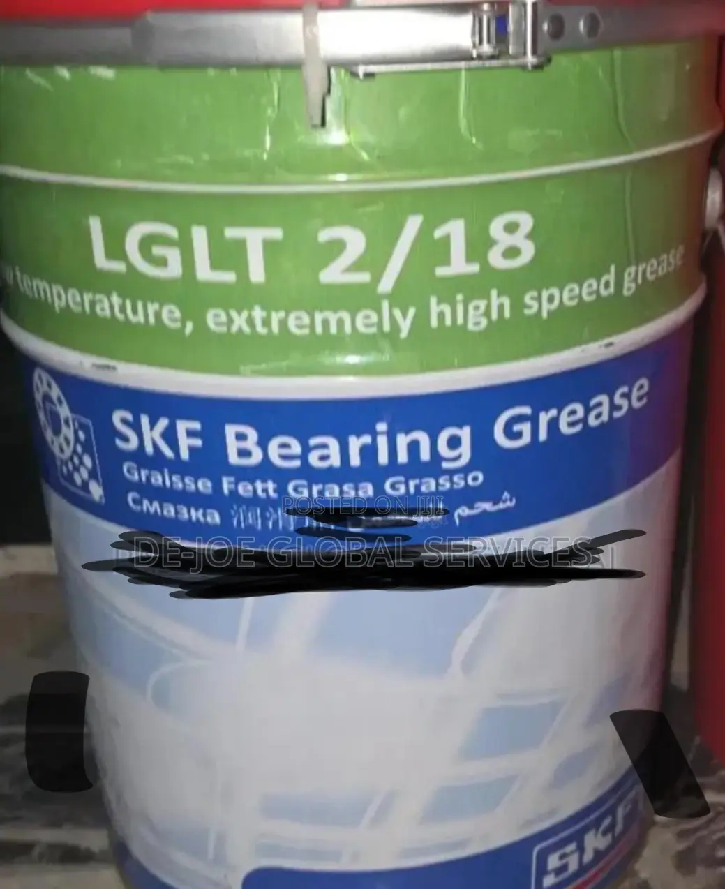 SKF LGLT 2/18 Bearing Grease Synthetic Grease