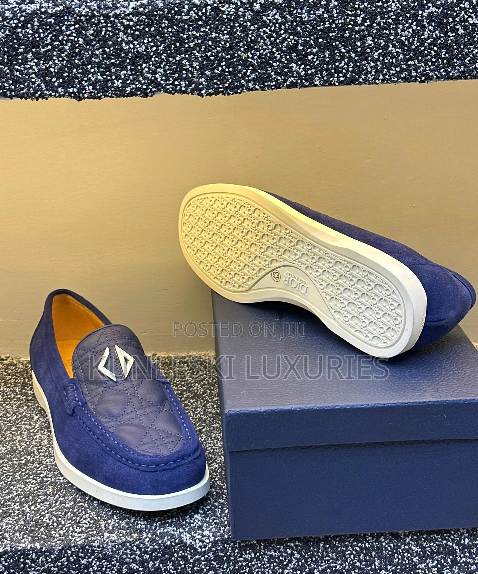 High Quality Dior Suede / Leather Men’S Loafers Shoe