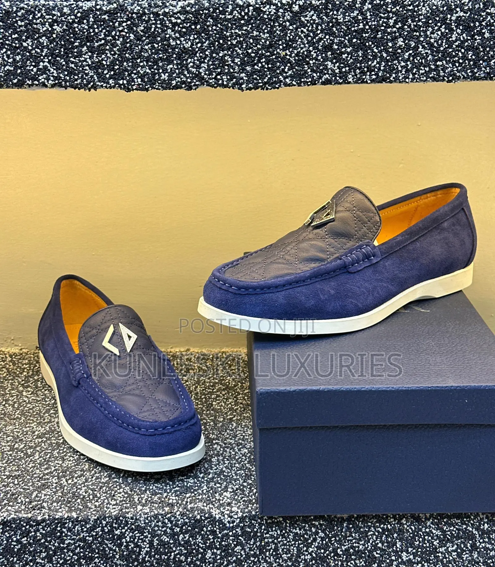 High Quality Dior Suede / Leather Men’S Loafers Shoe