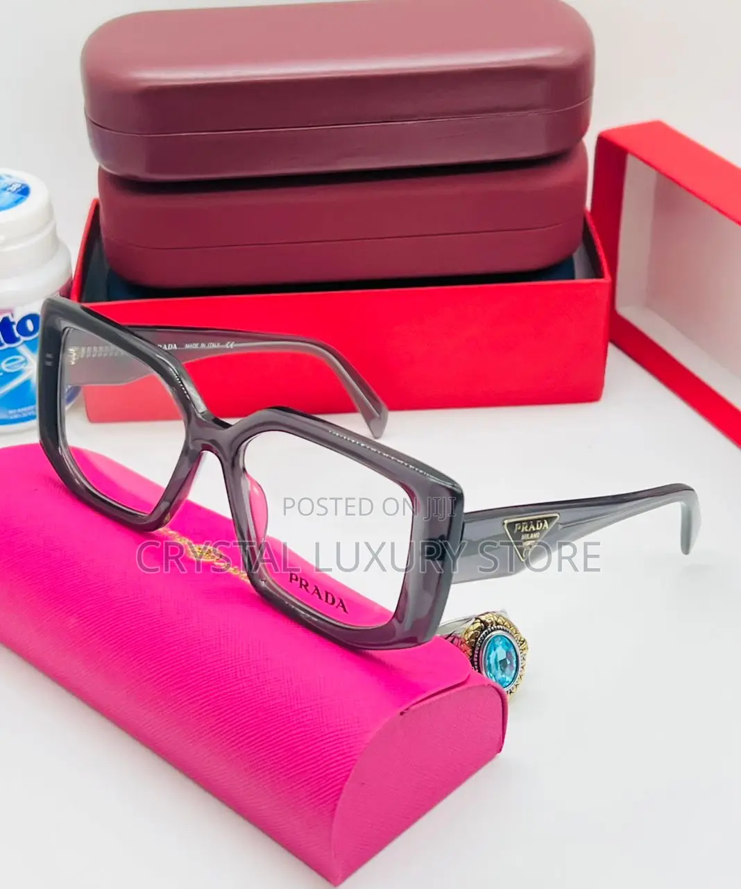 Prada Quality Luxury Ladies Frame Glasses