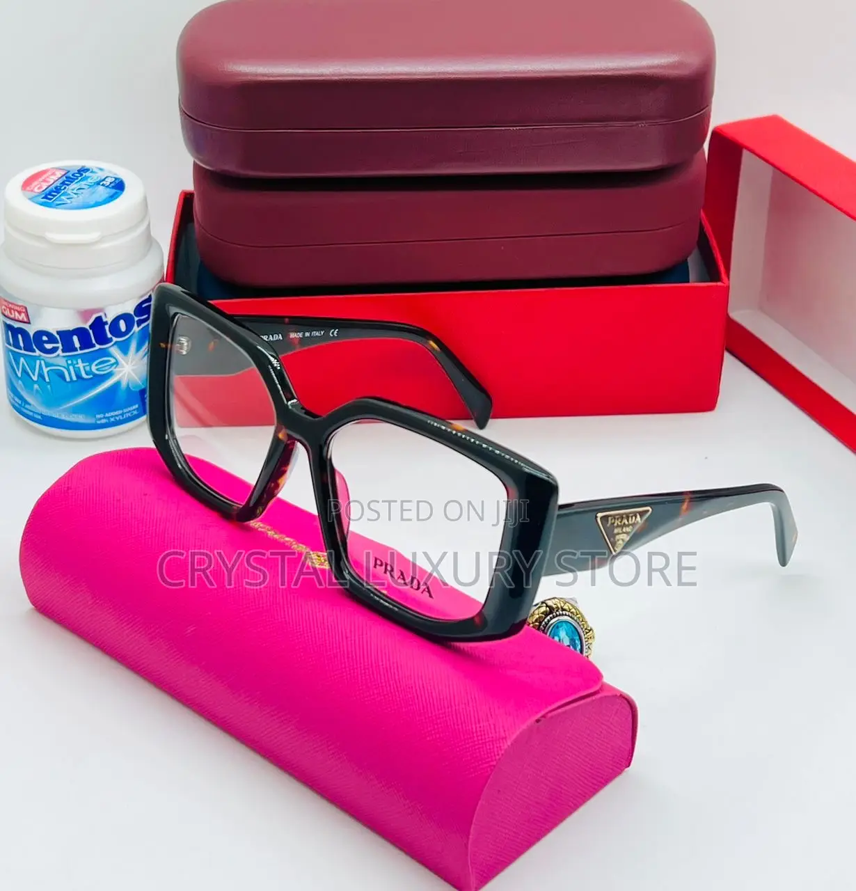 Prada Quality Luxury Ladies Frame Glasses