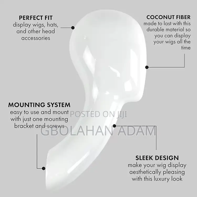 Wall-Mounted Mannequin Head