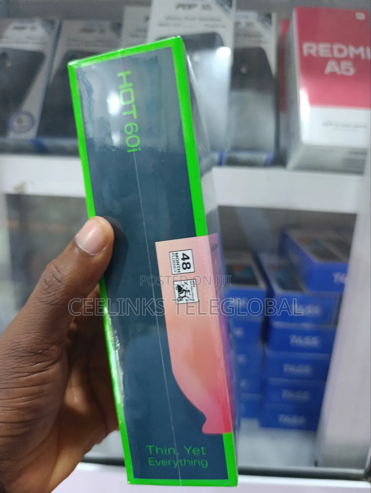 New Infinix Hot 60i 128 GB Gray