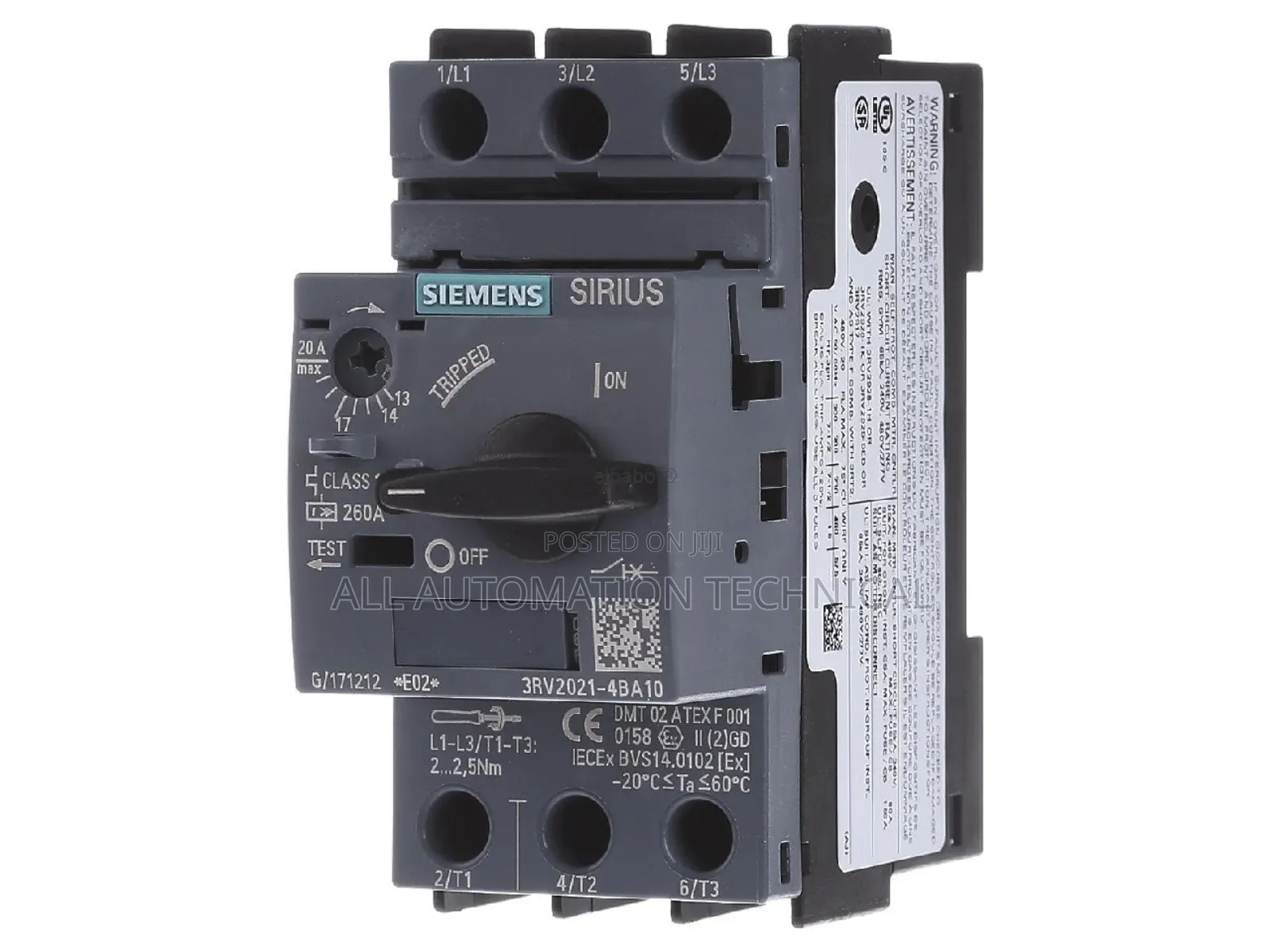 3rv2021-4ba10 | Moror Circuit Breaker 14-20a