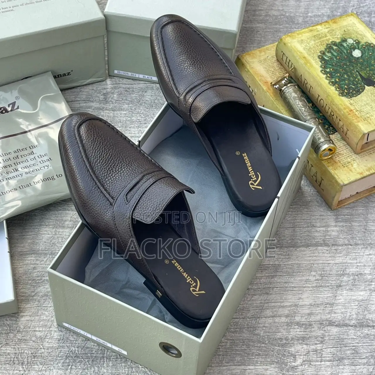Original Richwanaz Leather Half Shoes