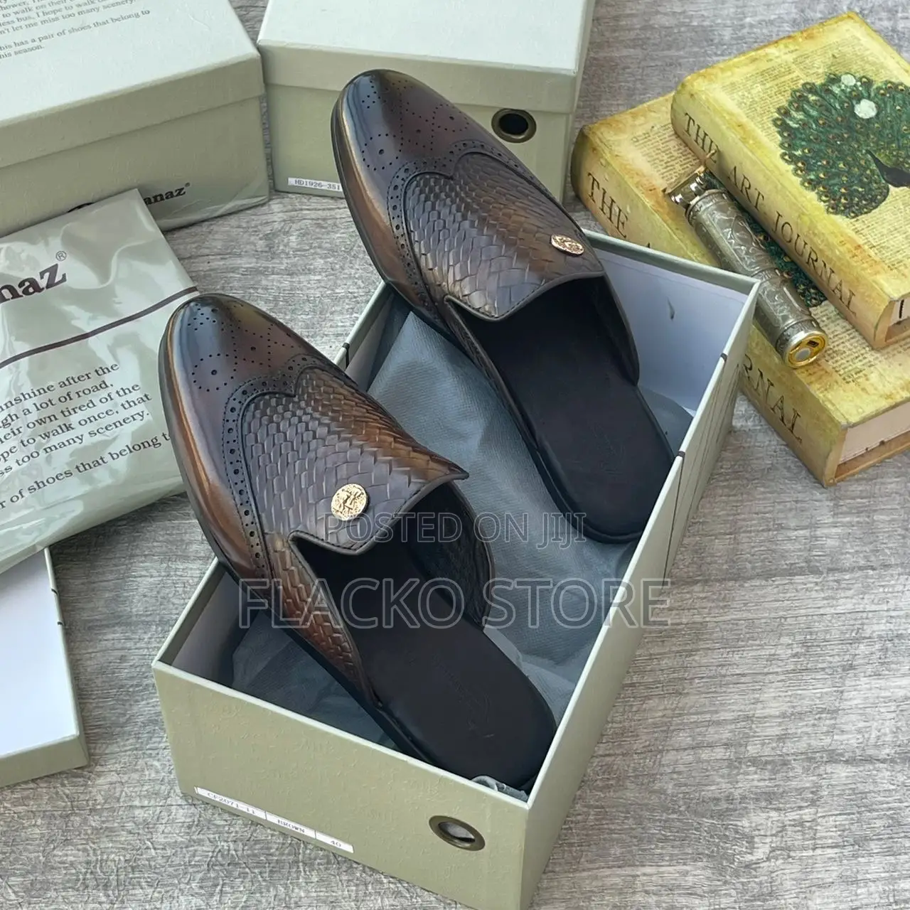 Original Richwanaz Leather Half Shoes
