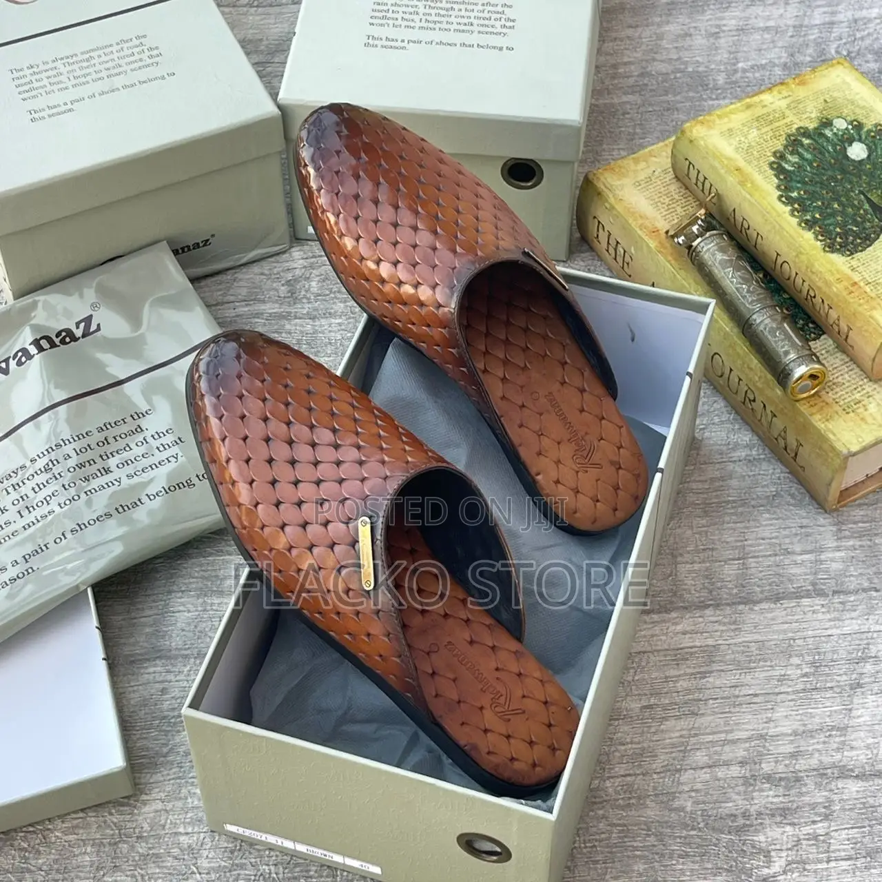 Original Richwanaz Leather Half Shoes