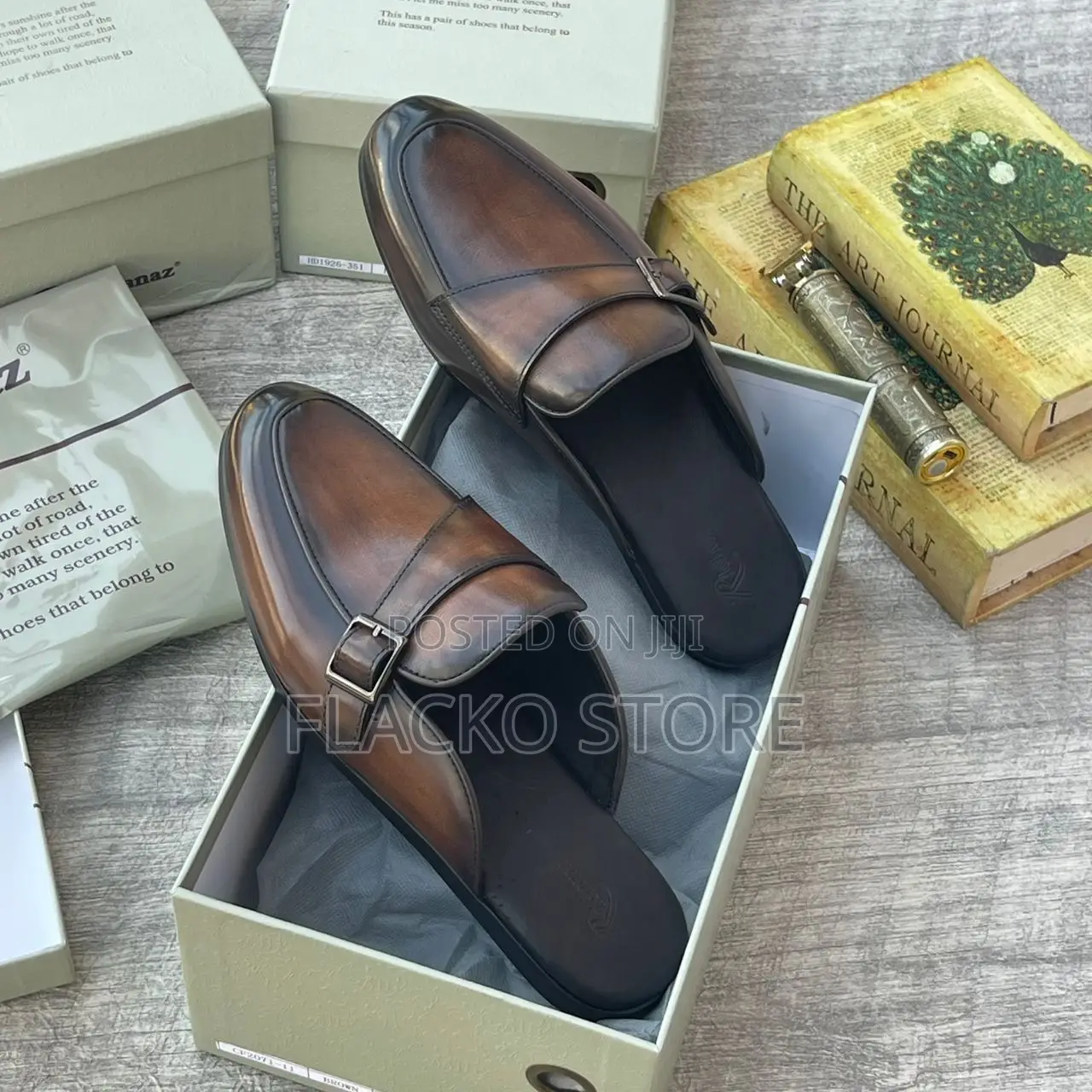 Original Richwanaz Leather Half Shoes