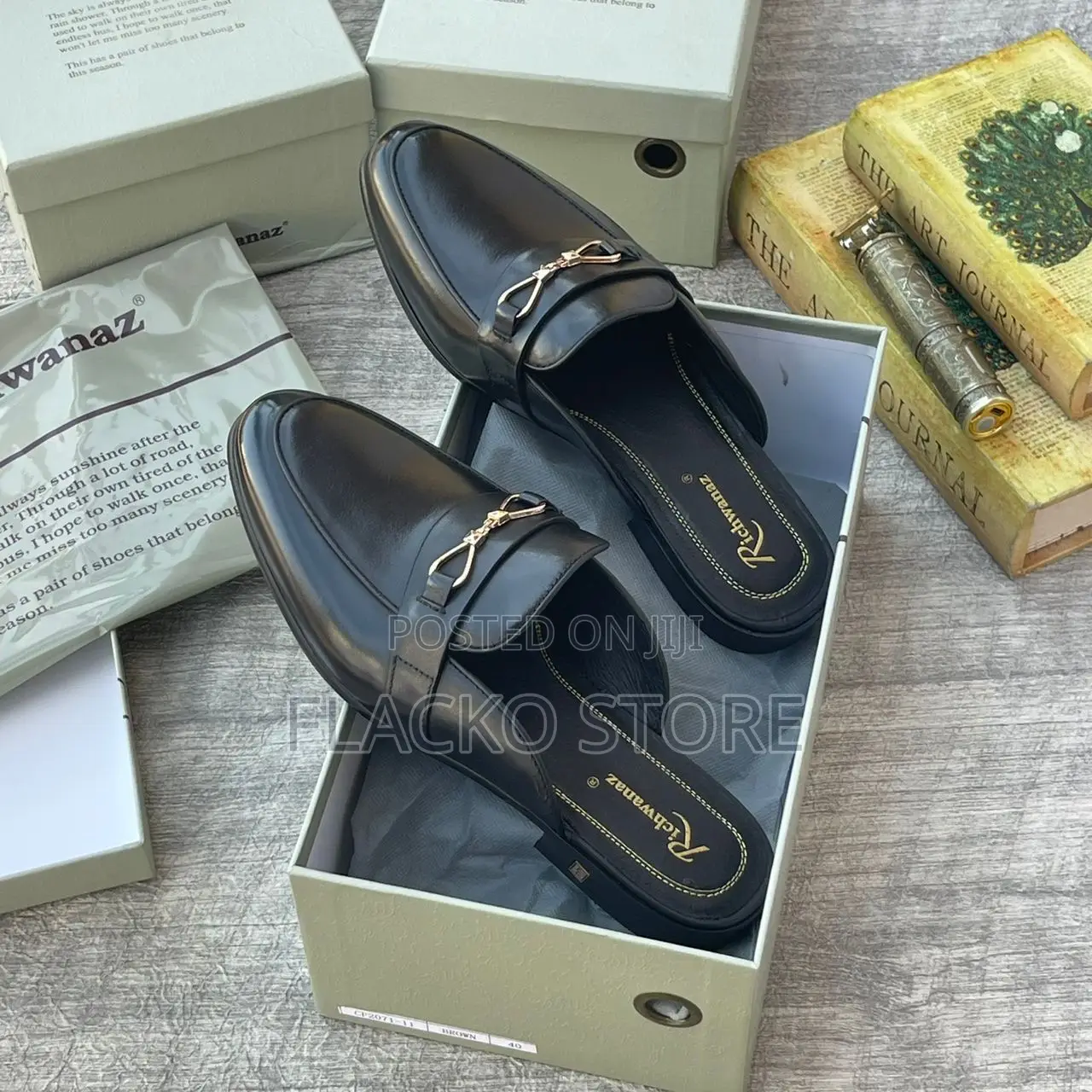 Original Richwanaz Leather Half Shoes