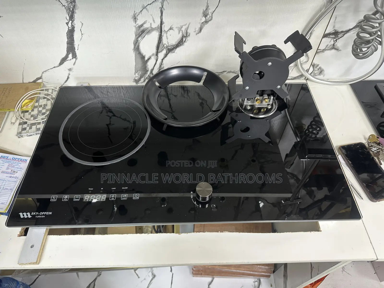 Built In 2 In 1 Electric And Gas Cooker 75x43 Cm