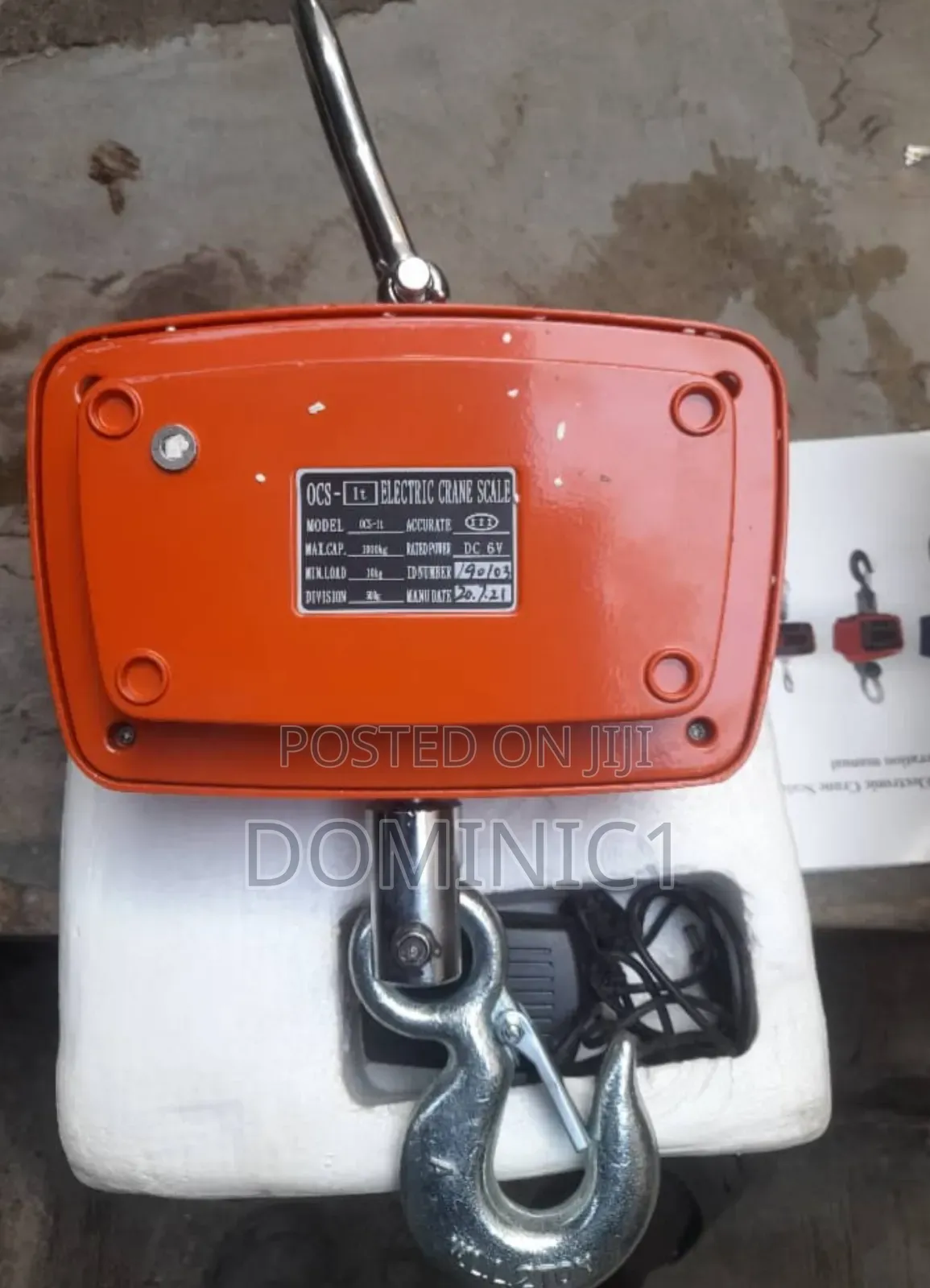 Ocs Electric Crane Scale 1-ton (1000 Kg)
