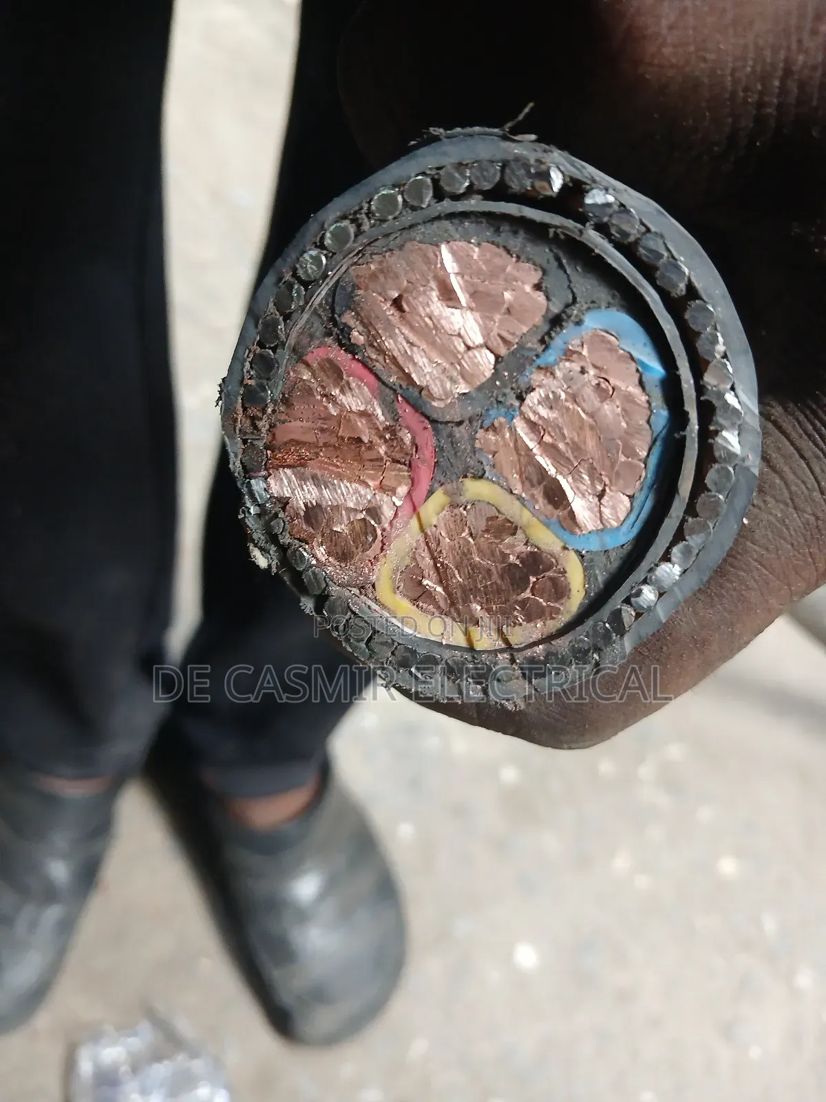 4x150mm2 Armoured Cable 600/1000 Volts